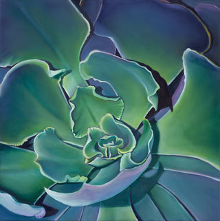 Succulent Print- "Shadow Bloom"