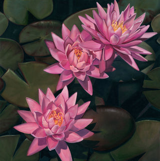 Water Lilies Print- "Triumph"